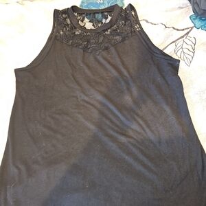 Black tank top